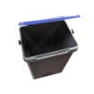 PATTUMIERA BIDONE PER RACCOLTA DELLA DIFFERENZIATA CON COPERCHIO BLU 36X27X49H CM