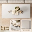 TAVOLINO DA CAFFÞ ESTENSIBILE CON VANO CONTENITORE MODERNO, 108-178.5X53X49 CM, BIANCO LUCIDO