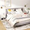 SET 2 COMODINI MODERNI IN LEGNO CON CASSETTO E RIPIANO APERTO 39X28X41 CM BIANCO