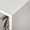 MOBILE LIBRERIA MODERNO A 6 CUBI IN LEGNO, 65.5X30X97.5 CM, BIANCO