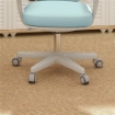 SEDIA DA UFFICIO ERGONOMICA AD ALTEZZA REGOLABILE CON SCHIENALE TRASPIRANTE, 55X48X82.5-94.5 CM, VERDE CHIARO
