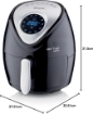 ARIETE 4616 FRIGGITRICE AD ARIA CAPACITÀ 3,5L, POTENZA 1300W