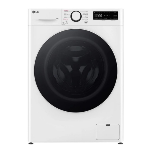 LG F4R5009TSWW LAVATRICE CON LAVAGGIO A VAPORE E MOTORE INVERT CAPACITÀ 9KG 1360G CLASSE A 