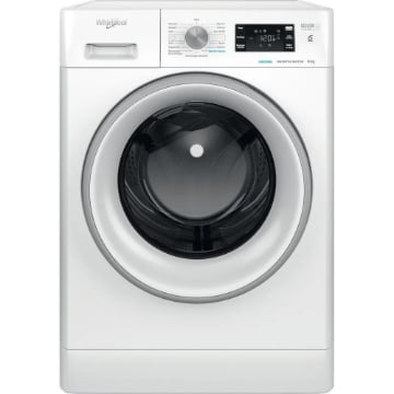 WHIRLPOOL FFB846SVIT LAVATRICE A LIBERA INSTALLAZIONE CON MOTORE INVERTER A VAPORE, CAPACITÀ 8KG 1400G CLASSE A