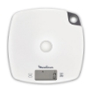MOULINEX BN1000 BILANCIA A BATTERIA DA CUCINA CAPACITÀ 5KG COLORE BIANCO