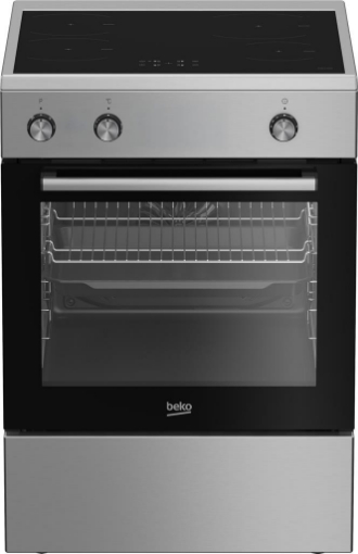 BEKO CUCINA PIANO COTTURA A INDUZIONE 4 FORNELLI CON FORNO ELETTRICO DA 60 CM ACCIAIO INOX FBE69100X 