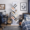 LIBRERIA ARIANE CON 8 RIPIANI IN DESIGN MODERNO BIANCA