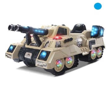 GIOCATTOLO CARRO ARMATO R/C CAVALCABILE 1X12V - 115X72X45 CM