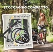 RIMORCHIO BICI PER BAMBINI E PASSEGGINO 2 IN 1 CON CINTURA, TASCHE E BANDIERINA, VERDE