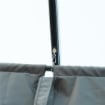 GAZEBO PERGOLA CON TELO SCORREVOLE PER ESTERNI 298 X 213 X 222 CM