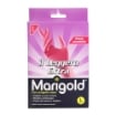 MARIGOLD GUANTI FELPATI IN PURO COTONE E LATTICE IN LEGGERO EXTRA TAGLIA L 8,5
