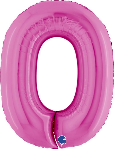 MAURY'S PALLONCINO MYLAR FUXIA "0" 26 POLLICI