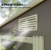 CAPANNO ATTREZZI IN METALLO 1.5X2M CON BASE, PORTA SCORREVOLE E TETTO INCLINATO, GRIGIO CHIARO