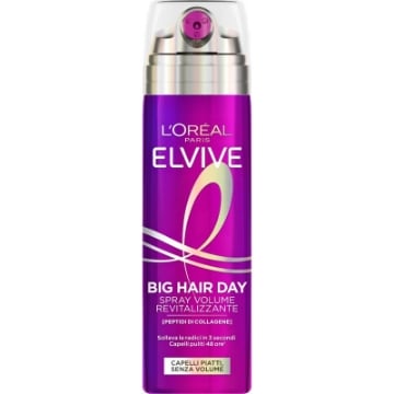 ELVIVE BIG HAIR DAY SPRAY VOLUME REVITALIZZANTE PER CAPELLI PIATTI SENZA VOLUME 200ML