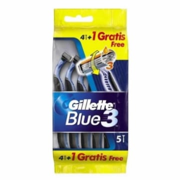 GILETTE BLU 3 LAMETTE 5 PEZZI SMOOTH