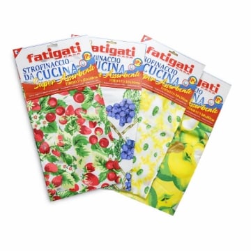 FATIGATI STROFINACCIO DA CUCINA SUPER ASSORBENTE FORMATO 40X60CM FANTASIA ASSORTITA