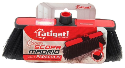 SUPER SCOPA MADRID CON PARACOLPI PER TUTTE LE SUPERFICI E PAVIMENTI
