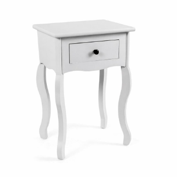 COMODINO BIANCO IN LEGNO 40X32X57 CM