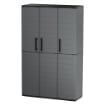 ARMADIO ALTO IN POLIPROPILENE CON 3 ANTE E 3 RIPIANI 102 X 37 X H163 CM 