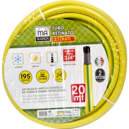MA MAISON TUBO RETINATO IN PVC, ANTIALGA E ANTI UV ATTACCO 3/4'' DA 20MT