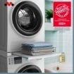 MELICONI TORRE SMART KIT DI SOVRAPPOSIZIONE CON RIPIANO ESTRAIBILE PER LAVATRICE, ASCIUGATRICE DI TUTTE LE MARCHE, MADE IN ITALY
