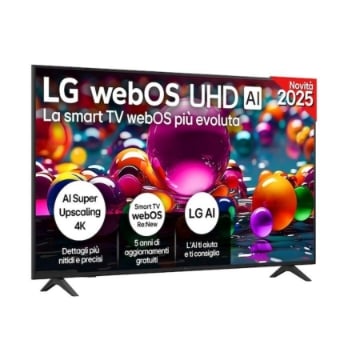 LG TELEVISIONE SMART WEBOS TV 65" UHD AI 4K SMART 65UA751C0LA 