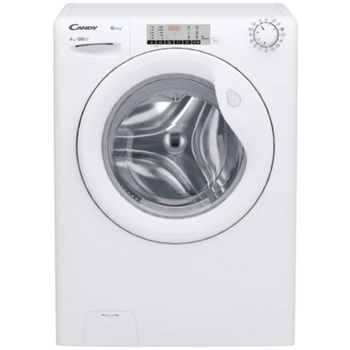 CANDY EASY LAVATRICE, CARICAMENTO FRONTALE, 8 KG, 15 PROGRAMMI, PROFONDITÀ 540 MM, BIANCO, LIVELLO RUMOROSITÀ CENTRIFUGA 74 DB(A), CLASSE A EY284DWM5/1-S 