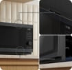 SAMSUNG MG23DG4524CGE1 FORNO MICROONDE CON GRILL CM. 49 - NERO