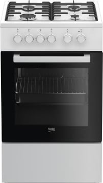 BEKO CUCINA A GAS 4 FUOCHI FORNO ELETTRICO 50X60 CM CLASSE A BIANCO FSS52020DW