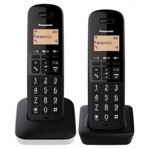PANASONIC CORDLESS DUO NERO KX-TGB612JTW