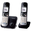 PANASONIC TELEFONO DUO DECT IDENTIFICATORE DI CHIAMATA NERO E GRIGIO KX-TG6852JTB