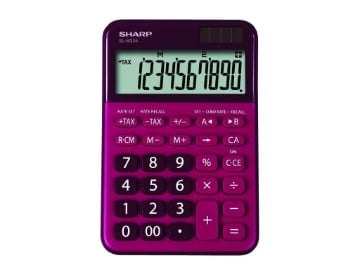 SHARP CALCOLATRICE DA TAVOLO EL M335BRD ROSSA