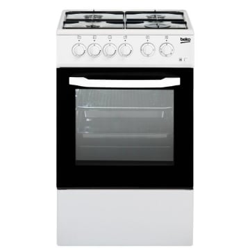 BEKO CUCINA ELETTRICA A GAS, LUCE INTERNA ACCENSIONE ELETTRONICA, BIANCO CSS42014FW 