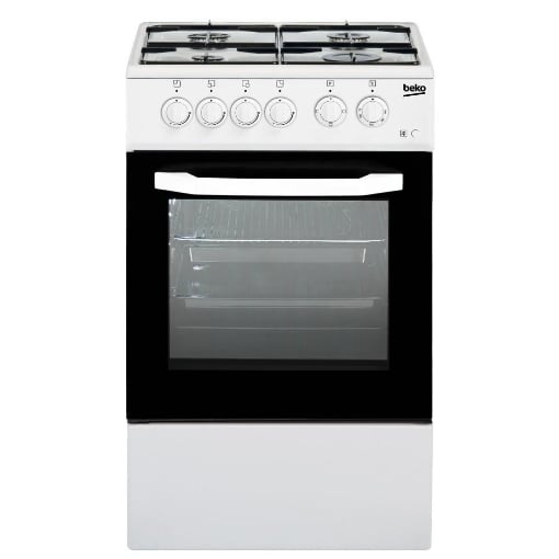 BEKO CUCINA ELETTRICA A GAS, LUCE INTERNA ACCENSIONE ELETTRONICA, BIANCO CSS42014FW 