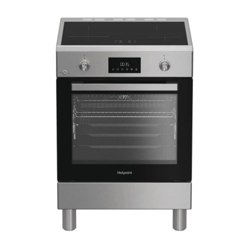 HOTPOINT CUCINA PIANO COTTURA ELETTRICO, ZONE COTTURA 4, CLASSE A H6I8LMSAX