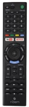 RIDEM TELECOMANDO SOSTITUTIVO SONY NERO CRCS01 