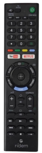 RIDEM TELECOMANDO SOSTITUTIVO SONY NERO CRCS01 