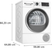 BOSCH ASCIUGATRICE A POMPA DI CALORE 9 KG WQG245C0IT 