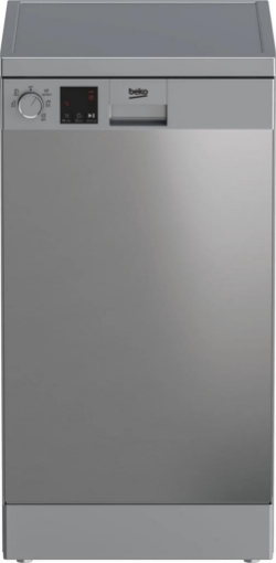 BEKO LAVASTOVIGLIE SLIM 10 COPERTI LIBERA INSTALLAZIONE, FINITURA PANNELLO INOX ANTI-IMPRONTA DVS05024X 
