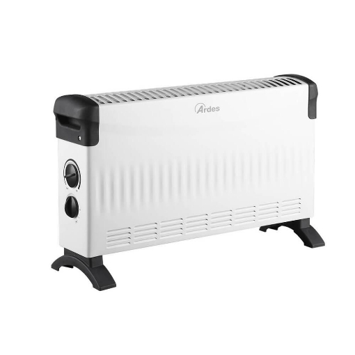 ARDES TERMOCONVETTORE KALOR T POTENZA 1500 WATT, CON TERMOSTATO, FUNZIONE TURBO, SISTEMA DI PROTEZIONE ANTI SURRISCALDAMENTO.