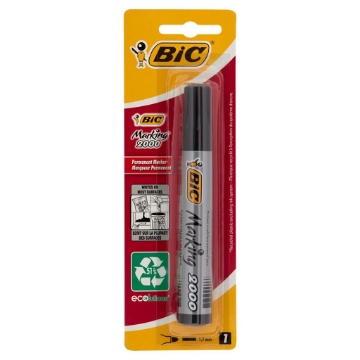 BIC MARCATORE INDELEBILE NERO PUNTA TONDA RESISTENTE 1,7 MM 