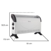 KALOR – TERMOCONVETTORE 2 LIVELLI DI POTENZA. POTENZA MAX 1500W.