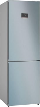 BOSCH SERIE 4 FRIGORIFERO COMBINATO DA LIBERA INSTALLAZIONE 186 X 60 CM METAL LOOK CLASSE D KGN367LDF 