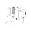 HOTPOINT LAVASTOVIGLIE LIBERA INSTALLAZIONE 14 COPERTI E INOX H2F HL626 X