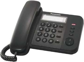PANASONIC TELEFONO FISSO, NERO KXTS520EX1B 