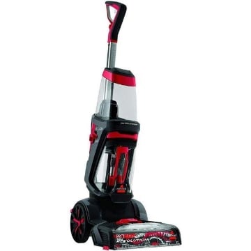 BISSELL PROHEAT 2X REVOLUTION - PULITORE PER TAPPETI, TAPPETI ASCIUTTI IN CIRCA 1 ORA, 800 W, 3.7 L, GRIGIO TITANIO/ ROSSO 1858N 