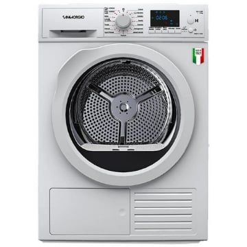 SANGIORGIO ASCIUGATRICE A POMPA DI CALORE, 8 KG, PROFONDITÀ 630 MM, TRASPARENTE, BIANCO, CLASSE DSDR8P