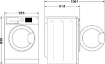 INDESIT LAVATRICE LIBERA INSTALLAZIONE CARICA FRONTALE 8 KG CLASSE A CENTRIFUGA 1400 GIRI/MIN. BWA 81496X WV IT