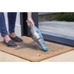 BLACK & DECKER ASPIRAPOLVERE SENZA FILO BLU ARGENTO, SENZA SACCHETTO TECNOLOGIA LITIO, DOPPIO SISTEMA DI FILTRAGGIO, CAPACITÀ 385 ML NVC215WA-QW