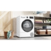 BOSCH SERIE 6 ASCIUGATRICE LIBERA INSTALLAZIONE A POMPA DI CALORE 9 KG, CLASSE C MEZZO CARICO, AUTO DRY, VAPORE IRON ASSIST BIANCO WQG243C0II 